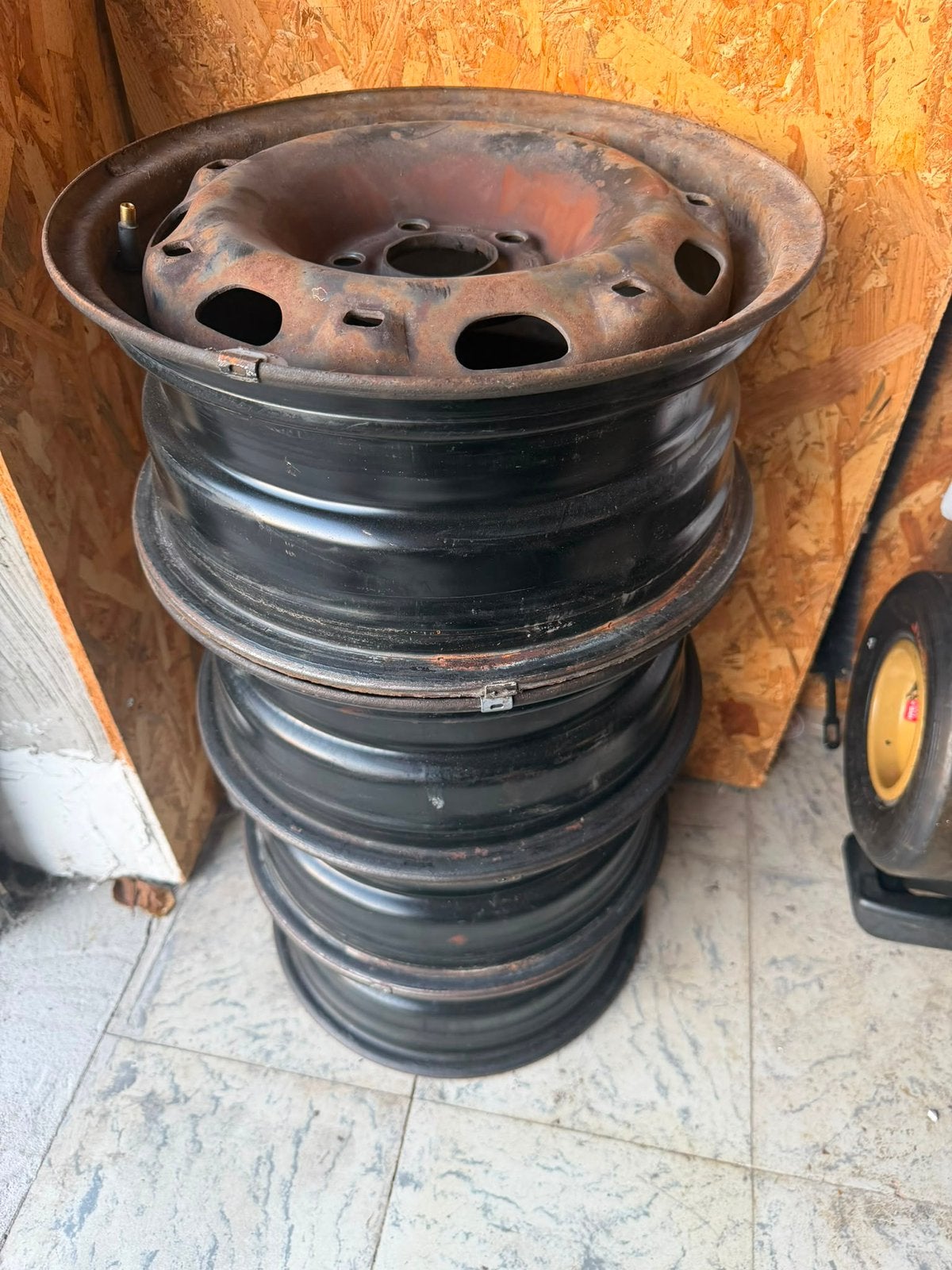 Originele VW stalen velgen 14”, Auto-onderdelen, Banden en Velgen, Ophalen, 14 inch, Velg(en)