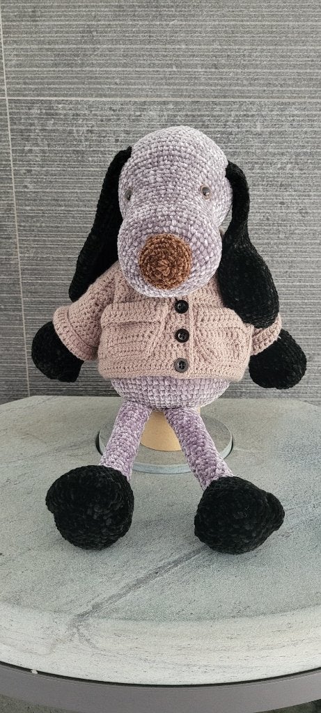 Hond met jasje handgemaakt, Overige merken, Overige karakters, Handgemaakt, Nieuw