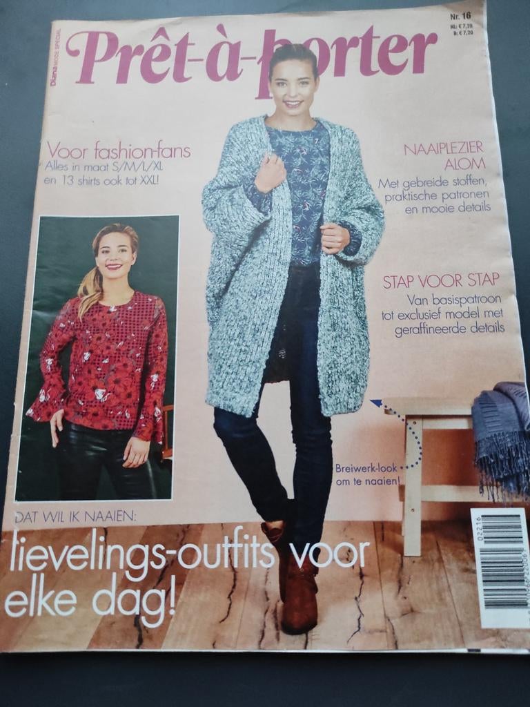 Naai tijdschrift, Hobby en Vrije tijd, Kledingpatronen, Ophalen of Verzenden, Zo goed als nieuw