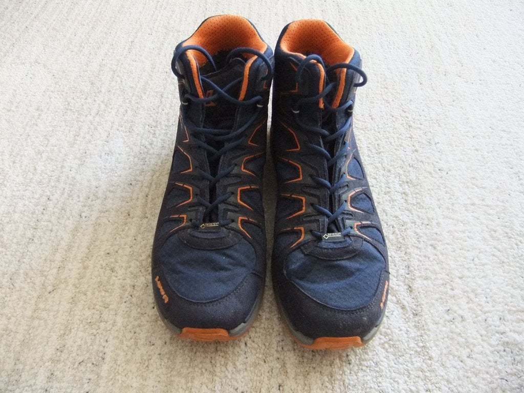 Lowa Innox Pro GTX QC heren wandelschoenen maat 47, Blauw, Lowa Innox Pro GTX QC, Gedragen, Wandelschoenen