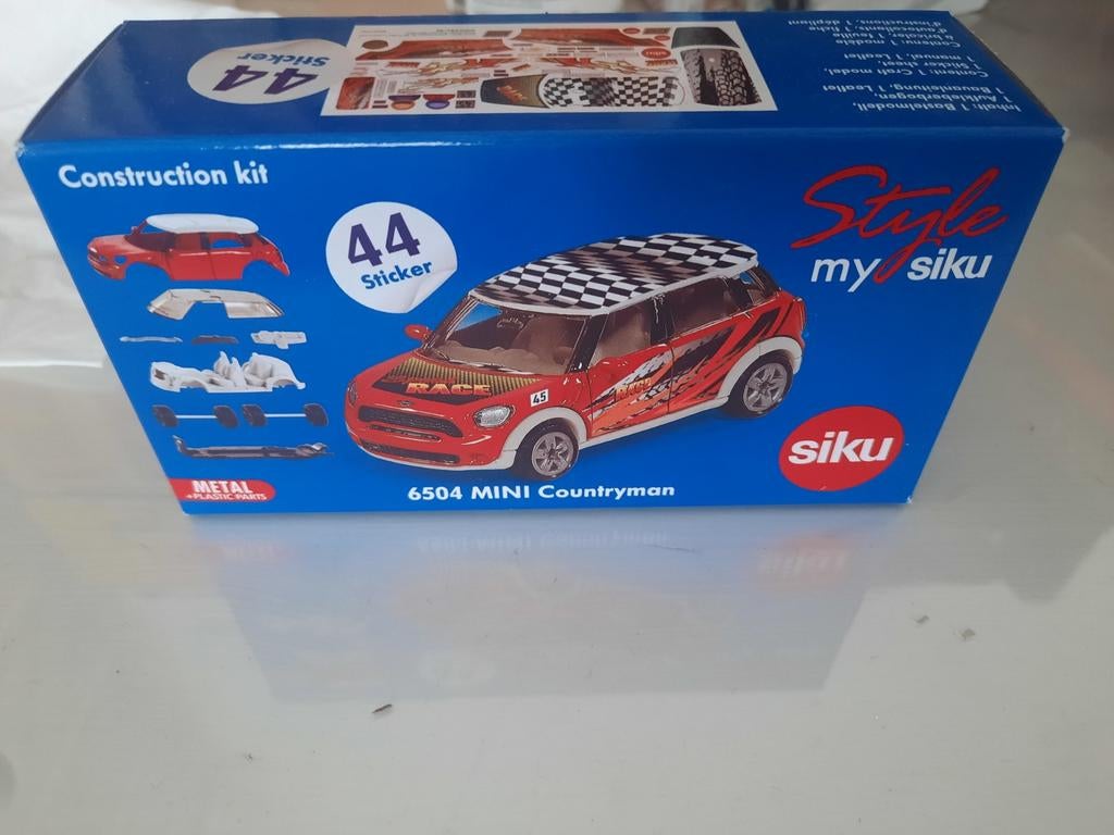 Siku Mini Cooper Construction Kit, Ophalen of Verzenden, Nieuw, Auto