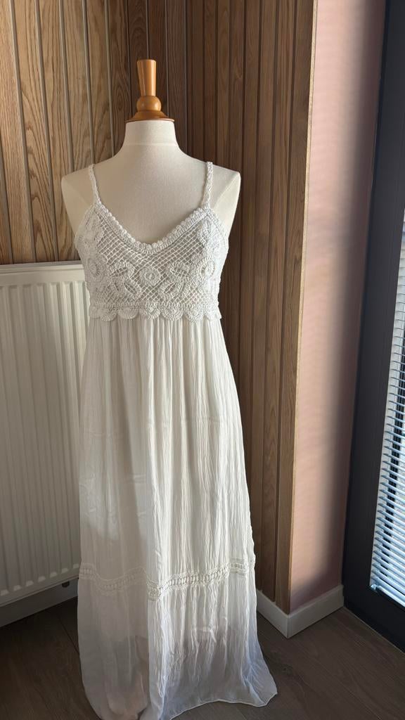 Zomerkleedje (zeer zacht Indisch katoen), Kleding | Dames, Jurken, Ophalen, Zo goed als nieuw, Maat 38/40 (M)