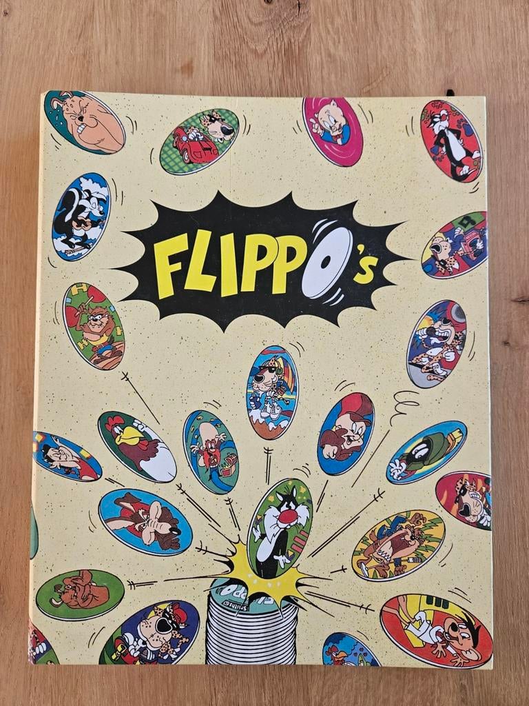 Flippo's - map inclusief alle flippo's en schutbladen, Verzamelen, Flippo's, Ophalen