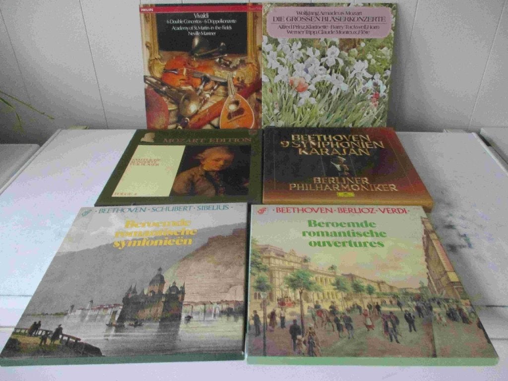 LP's klassiek + 80 st, LP, Kamermuziek, Overige componisten, Ophalen of Verzenden