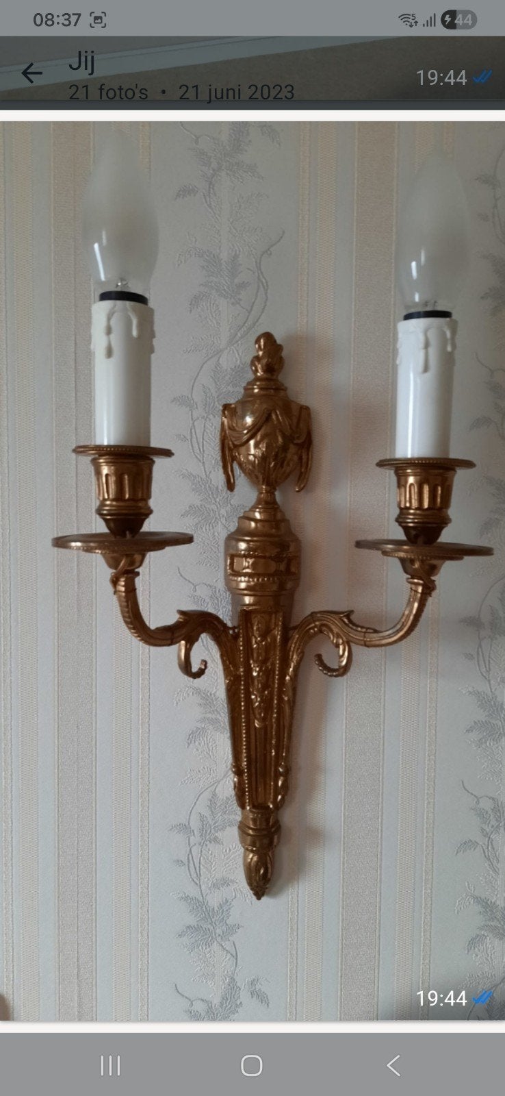 2 wandlampen, Huis en Inrichting, Ophalen
