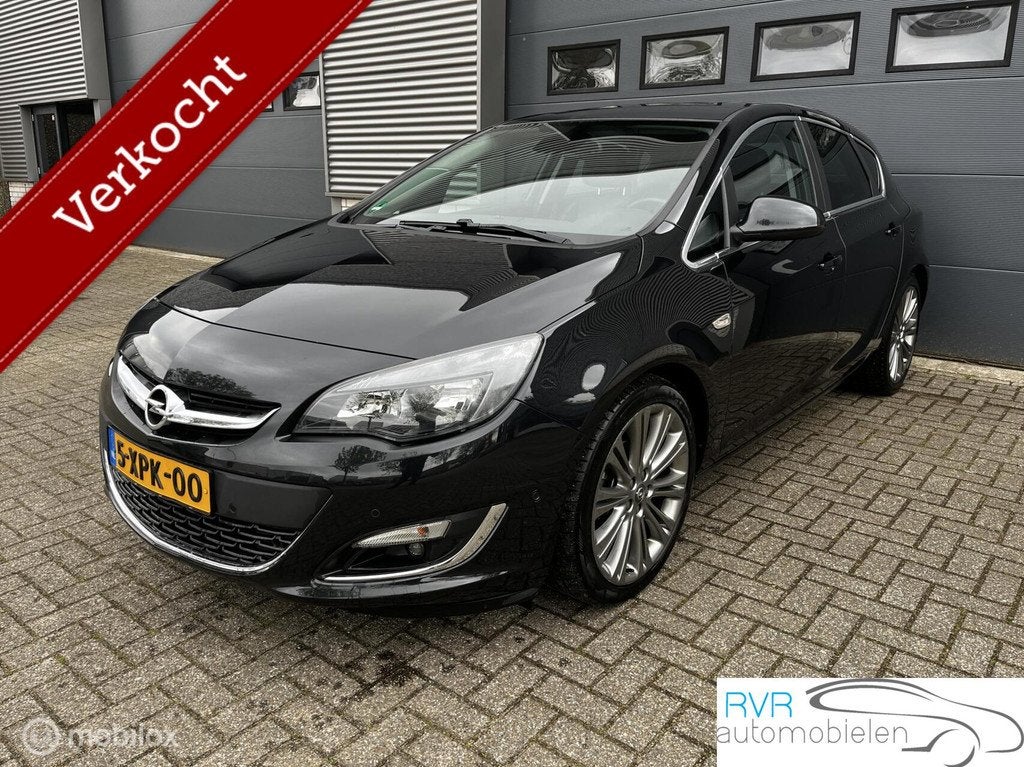 Opel Astra 1.4 Turbo SPORT/LEER/NAVI/CRUISE/CAMERA, Auto's, Voorwielaandrijving, Euro 5, Gebruikt, 4 cilinders