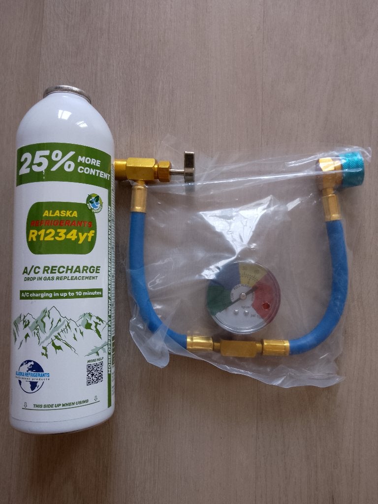 recharge airco r1234yf gaz + flexible, Enlèvement