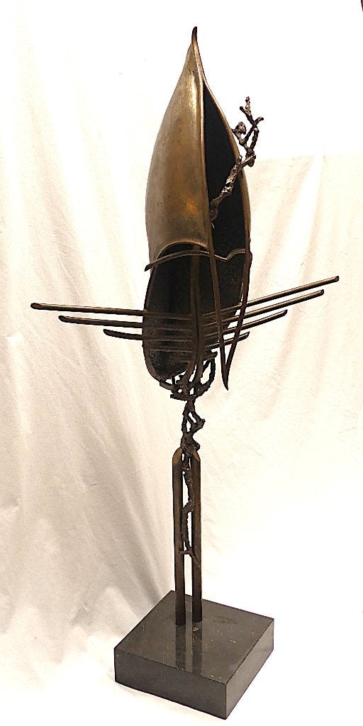 Sculpture de Jef De Cock, Antiquités & Art, Art | Sculptures & Bois, Métal, Abstrait, Enlèvement, Europe
