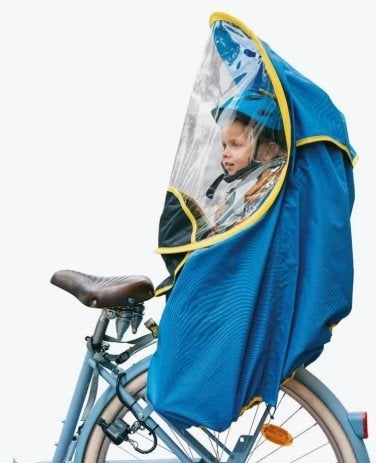 Bub-up Kids regenbescherming voor fietsstoeltjes, Fietsen en Brommers, Ophalen, Zo goed als nieuw, Rainjoy