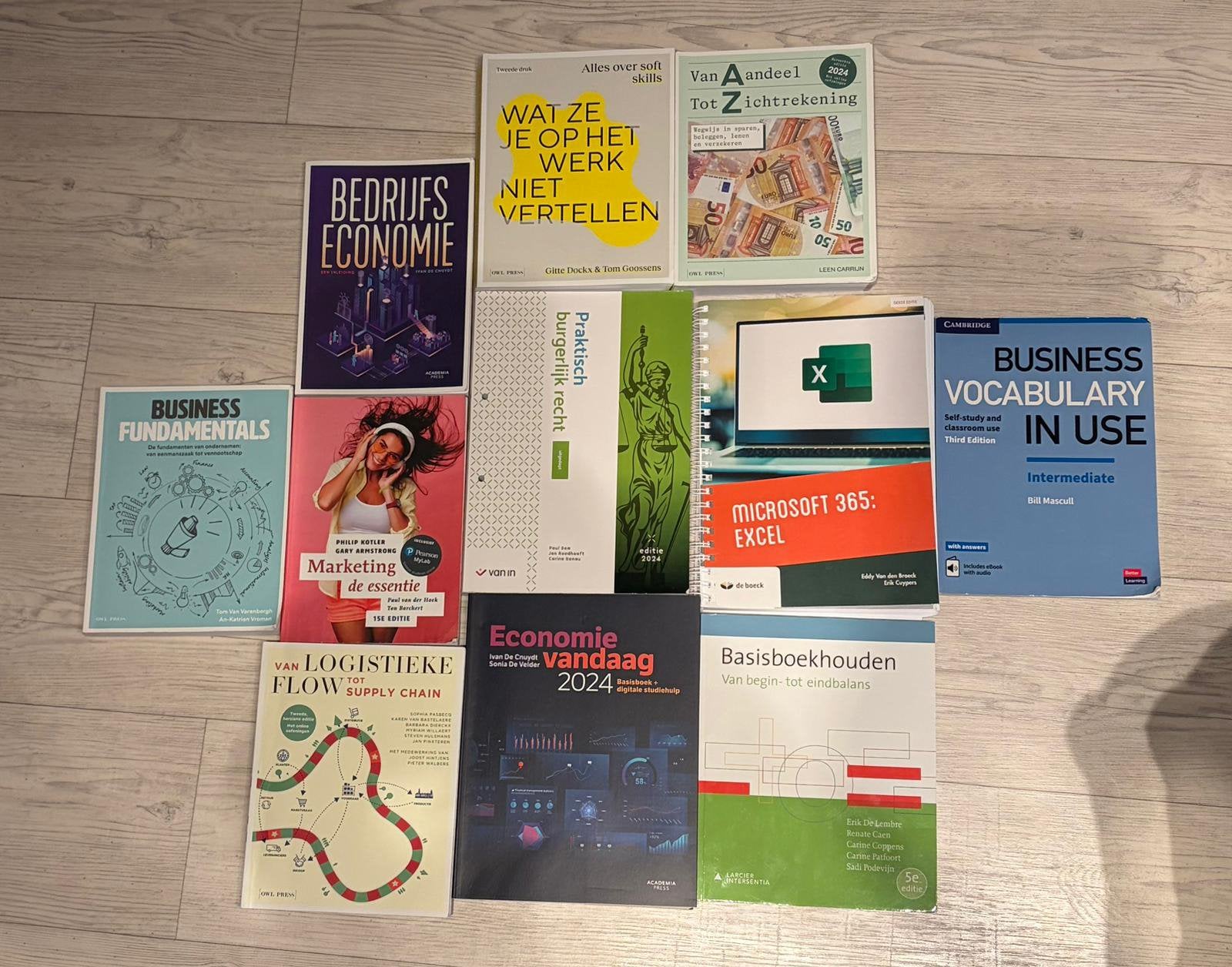 Boekenpakket eerstejaar bedrijfsmanagement Artevelde, Livres, Livres scolaires, Enlèvement ou Envoi, Comme neuf, Autres niveaux