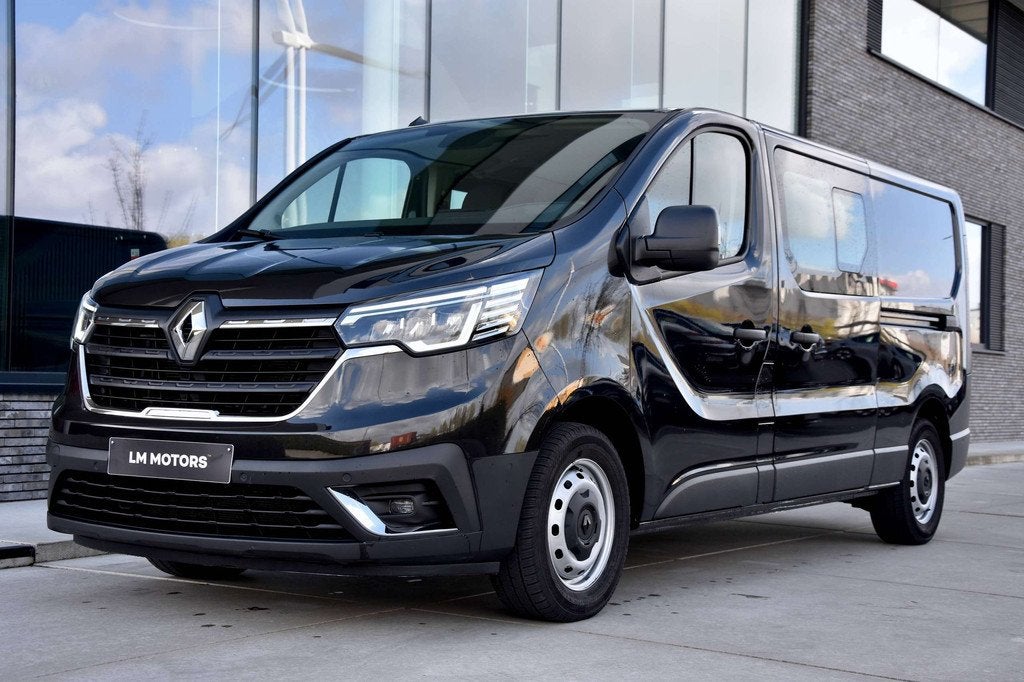 Renault Trafic 2.0 dCi Lichte vracht *DUBBELE CABINE* AUTOMA, Autos, Achat, Entreprise, Renault, Noir