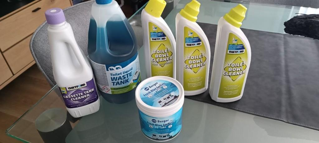 Producten voor chemische toilet, Ophalen, Nieuw