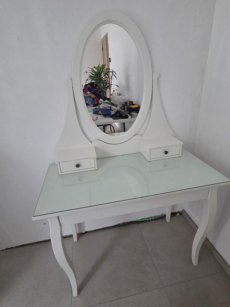 Make up tafel Hemnes, Huis en Inrichting, Tafels | Kaptafels, Ophalen, 100 tot 150 cm, Zo goed als nieuw, 150 tot 200 cm