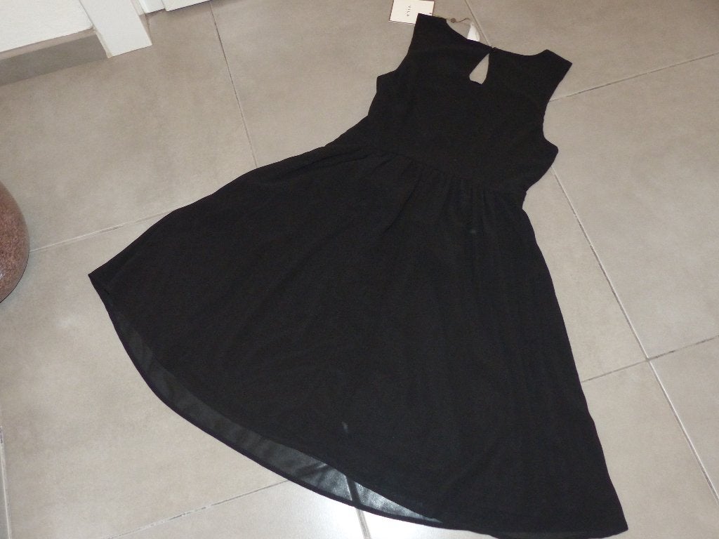 Zwart gekleed jurkje Vila Clothes - maat small, Zwart, Vila, Ophalen of Verzenden, Zo goed als nieuw