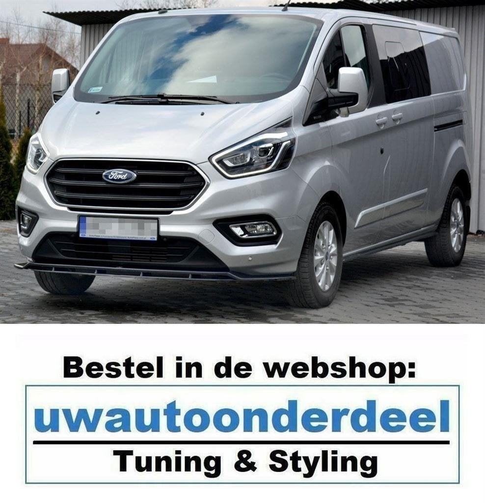 Maxton Spoiler Lip Splitter Voor Ford Transit Custom Mk1, Auto diversen, Tuning en Styling, Verzenden