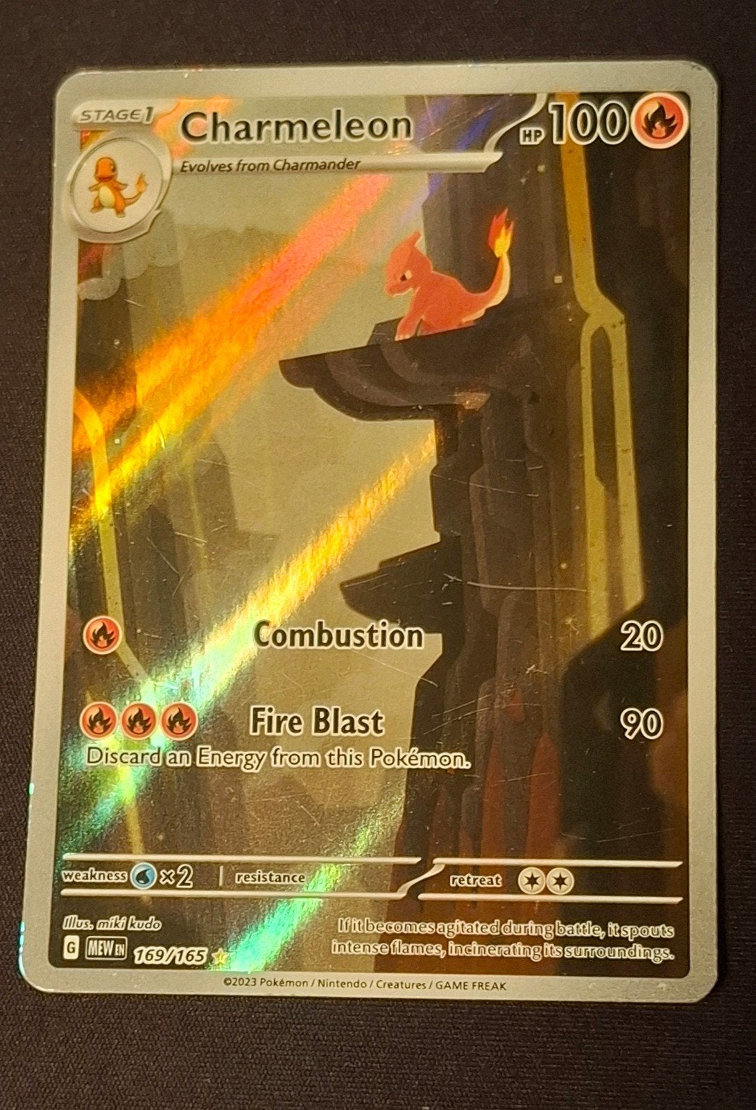 Charmeleon #169 PLAYED, Enlèvement ou Envoi, Comme neuf, Cartes en vrac, Foil
