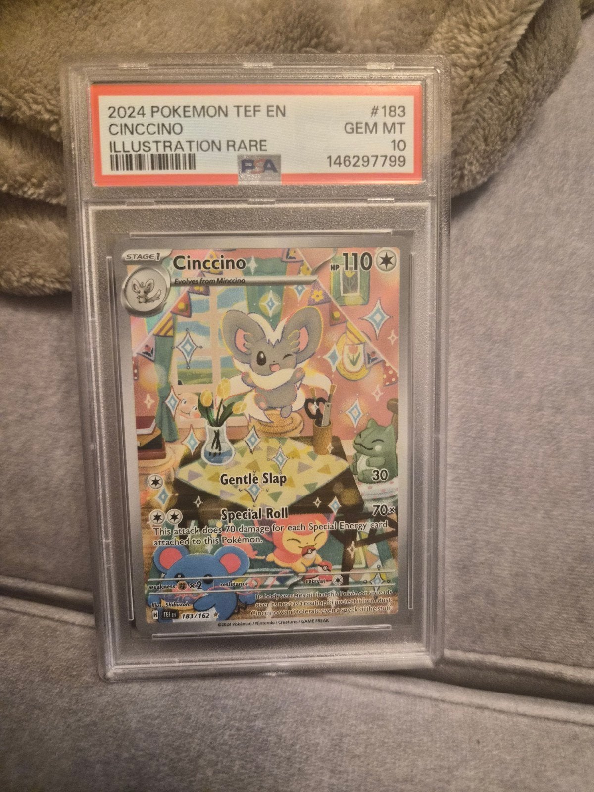 Cinccino 183/162 psa 10, Hobby en Vrije tijd, Ophalen of Verzenden