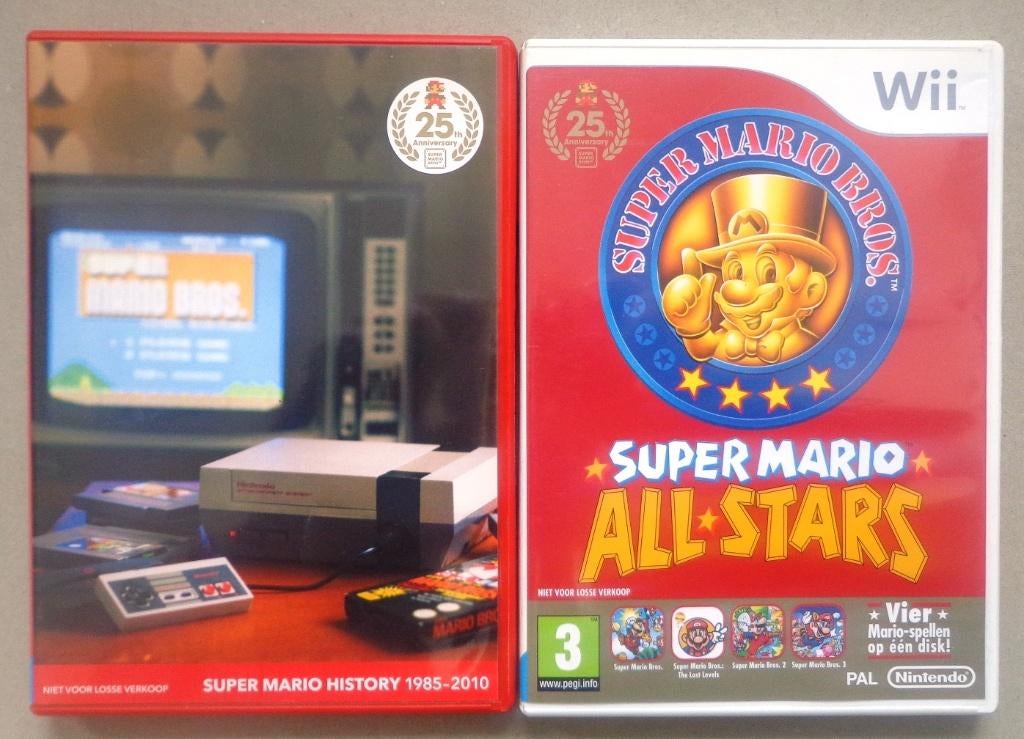 Super Mario All Stars + muziek cd voor de Wii Compleet, Games en Spelcomputers, Ophalen of Verzenden, Zo goed als nieuw, Muziek