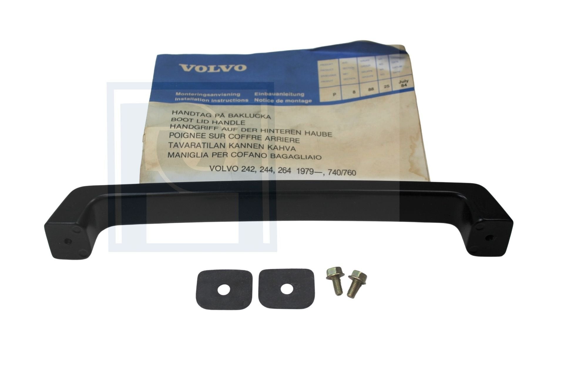 Volvo Handgreep achterklep koffer 240+260+740+760 sedan 4 dr, Ophalen of Verzenden, Nieuw, Volvo, Achterklep