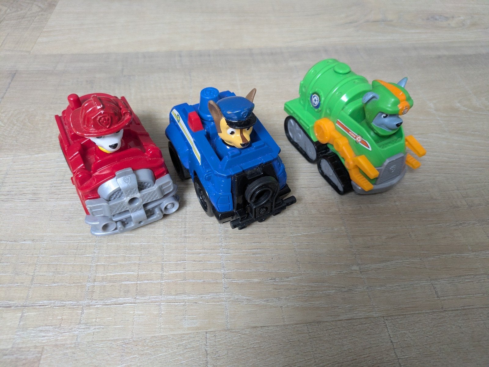 Paw Patrol auto's Chase, Rocky en Marshall, Ophalen of Verzenden, Gebruikt