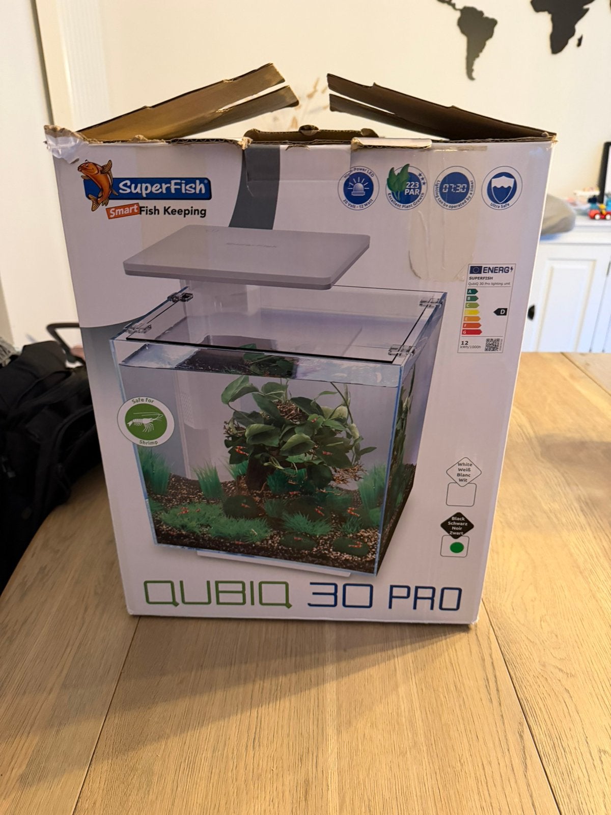 Aquarium Superfish QubiQ et JBL proflora, Ophalen of Verzenden, Gebruikt, JBL