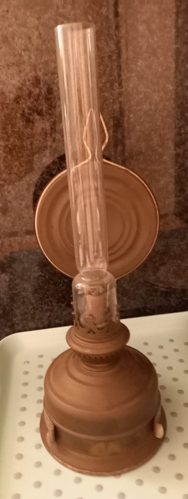 Antieke olielamp, Ophalen