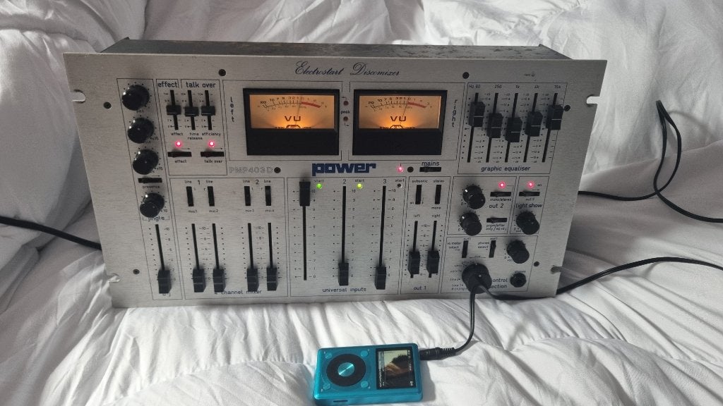 Power PMP403D Vintage DJ-mixer, Muziek en Instrumenten, Verzenden, Gebruikt, Dj-set, Overige merken