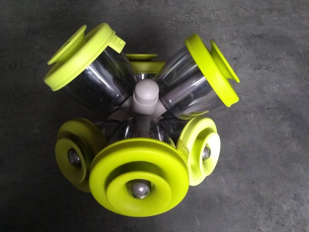 kruidenopberger VacuVin met 6 potjes, Ophalen of Verzenden