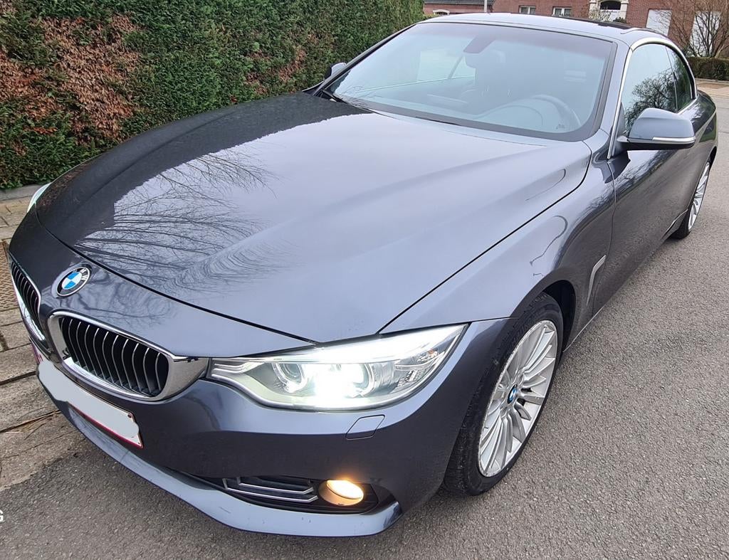 BMW 420d Cabriolet Luxury Line, Autos, Cuir, Argent ou Gris, Achat, Entreprise