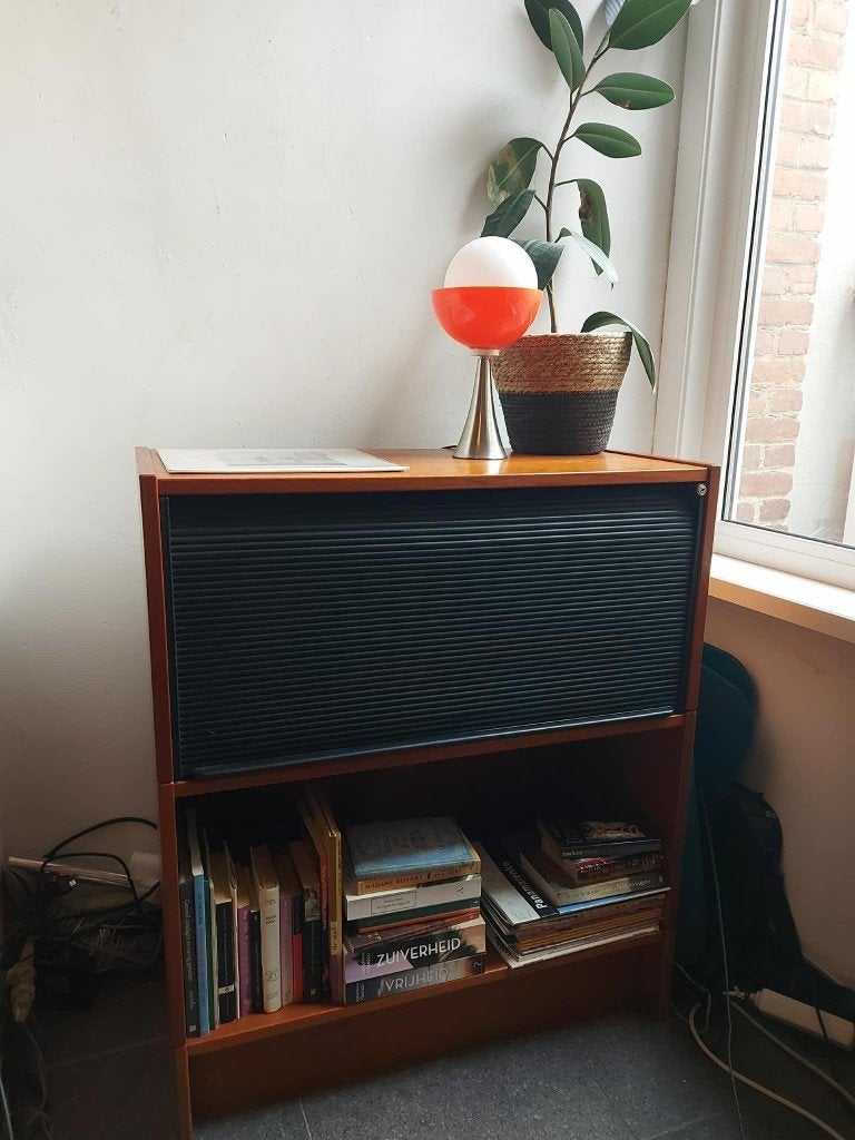Vintage platenspeler kast, Mid-century kast, Antiek en Kunst, Ophalen