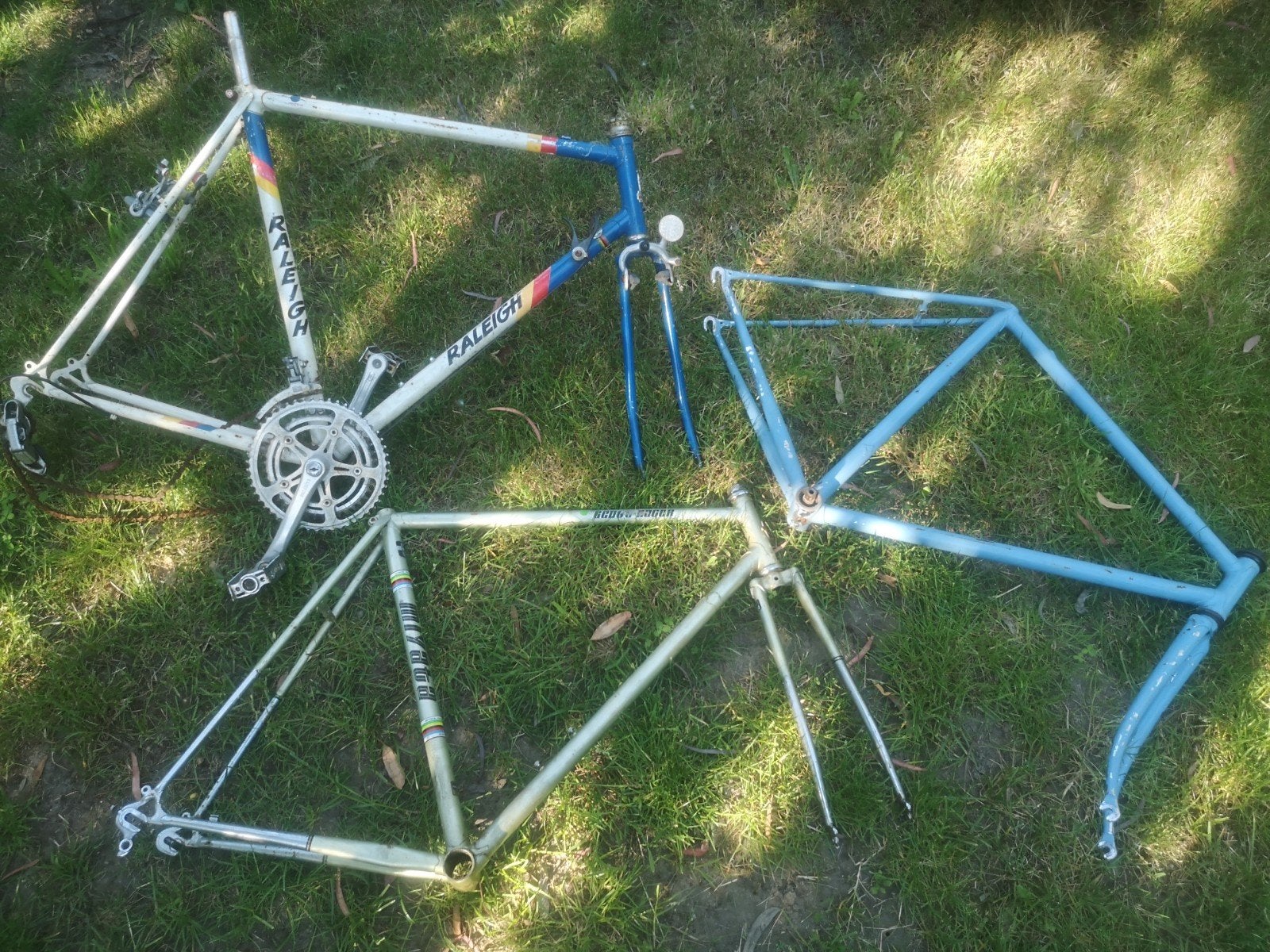 3 retro koersframes, Fietsen en Brommers, Fietsonderdelen, Ophalen