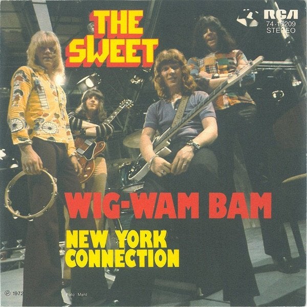 7" The Sweet – Wig-Wam Bam, Ophalen of Verzenden, Gebruikt, Rock en Metal