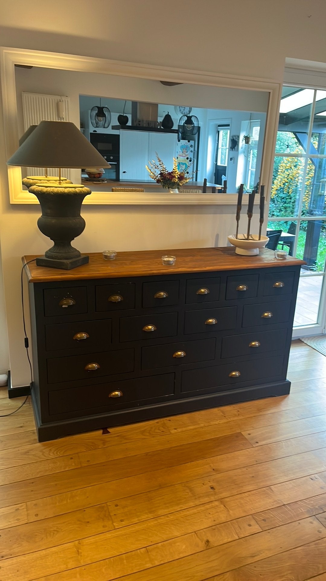 Dressoir salle a manger, Maison & Meubles, Enlèvement, Comme neuf, Teck