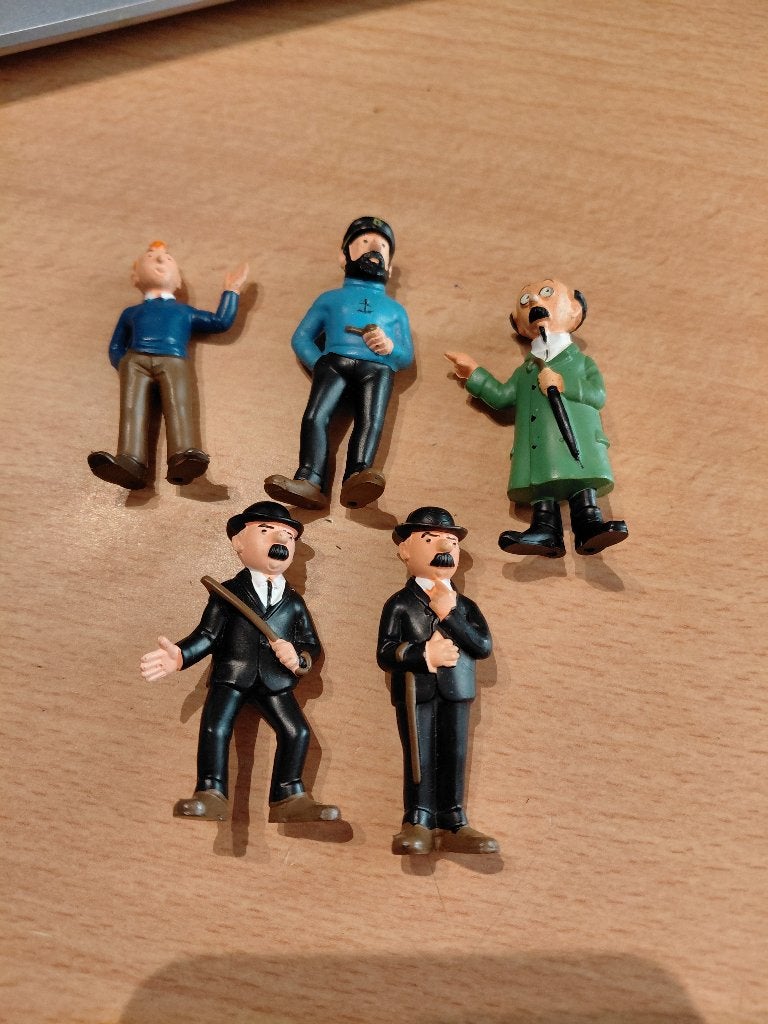 Tintin - Figurine pvc EL Portugal, Collections, Enlèvement ou Envoi, Tintin, Comme neuf, Statue ou Figurine