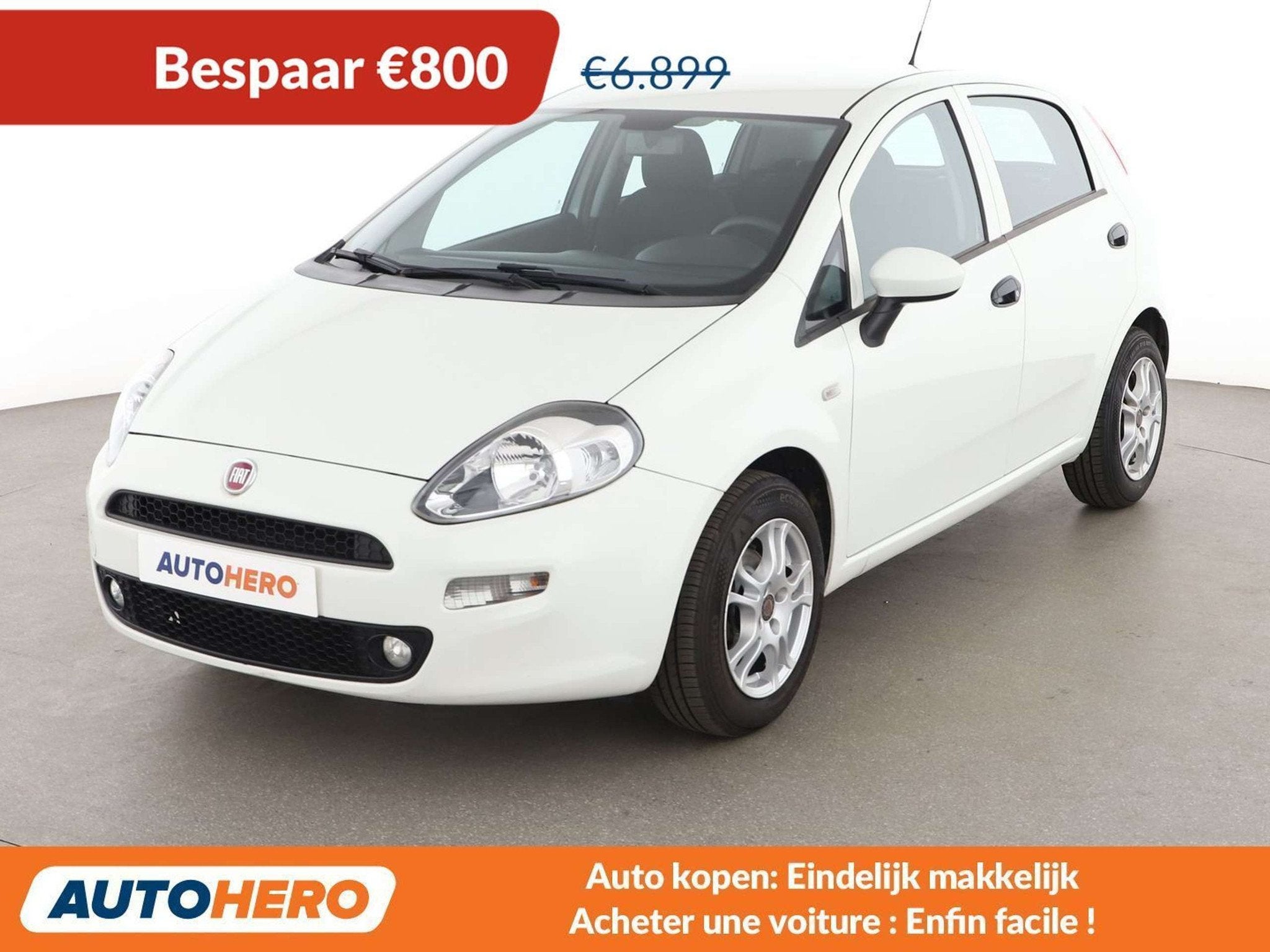 Fiat Punto 1.2 MYSTYLE (bj 2016), Auto's, Voorwielaandrijving, Stof, Gebruikt, https://public.car-pass.be/vhr/c224a116-ffcb-4ead-a462-aa4ff503ab32