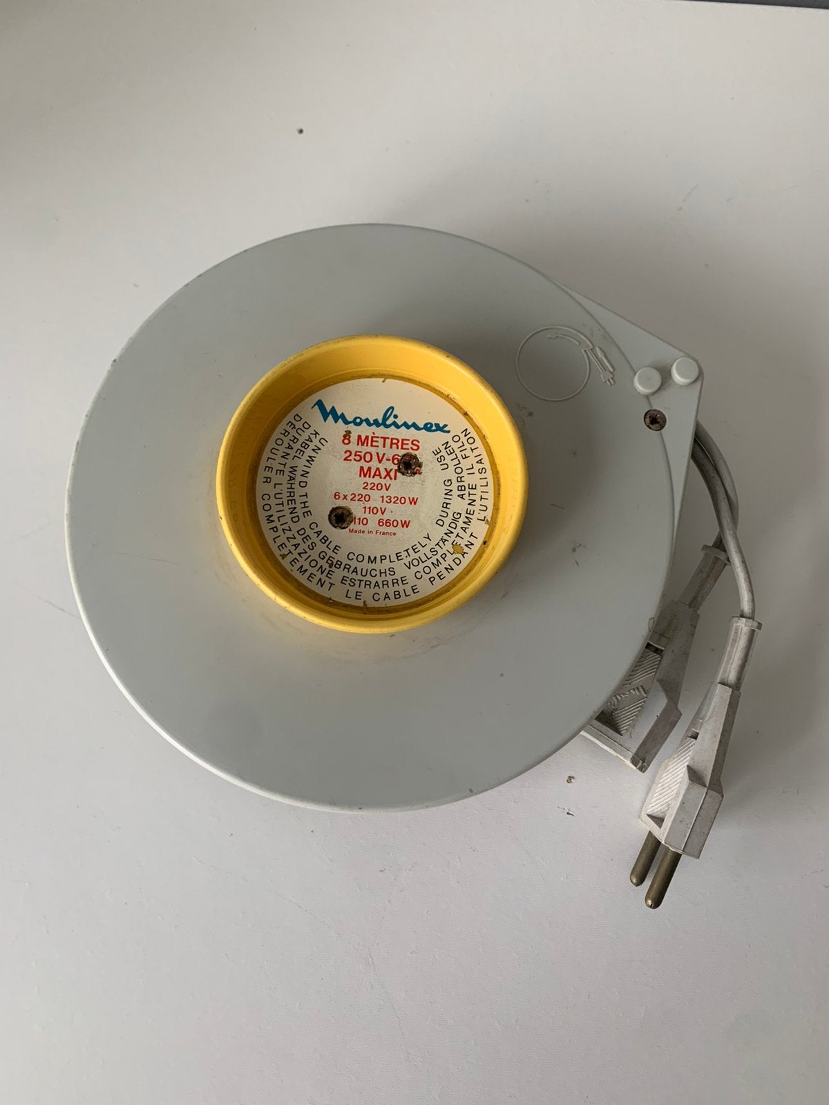 MOULINEX vintage verlengstuk (8 meter), Verzamelen, Retro, Ophalen of Verzenden