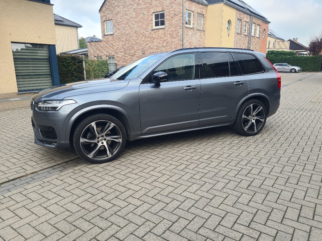 Volvo XC90 B5 Mild Hybride R-disign/7-zit/Pano-dak/aut trekh, Auto's, Dealer onderhouden, Achterwielaandrijving, Blauw, 7 zetels