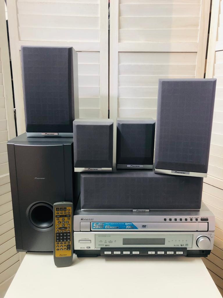 Pioneer XV-HTD1home cinema set met 5 DVD/CD-wisselaar, Audio, Tv en Foto, Home Cinema-sets, Ophalen, Zo goed als nieuw, Pioneer