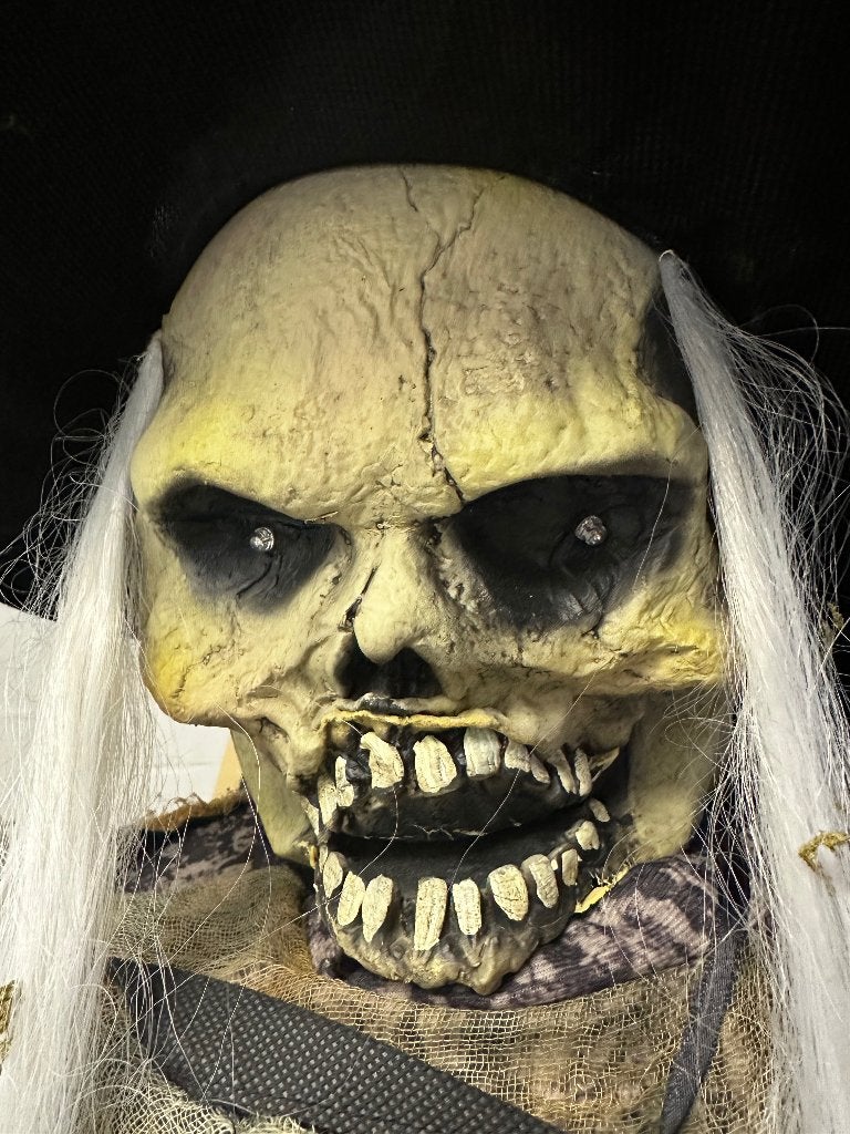 Bewegende heks – tweedehands Halloween decoratie Met geluid, Ophalen, Gebruikt, Feestartikel
