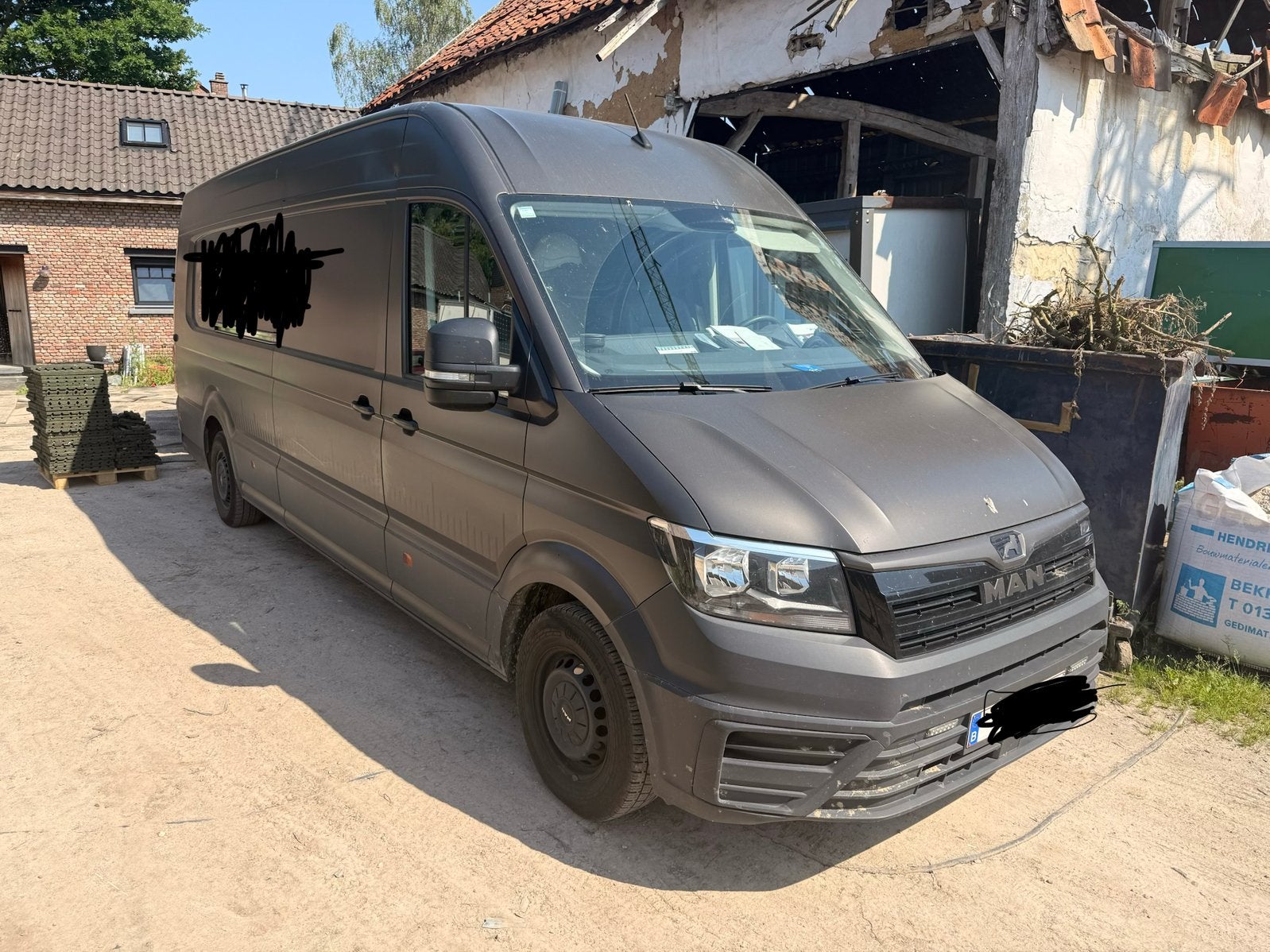 MAN TGE 3.180 L5, Auto's, MAN, Trekhaak, Grijs, Particulier