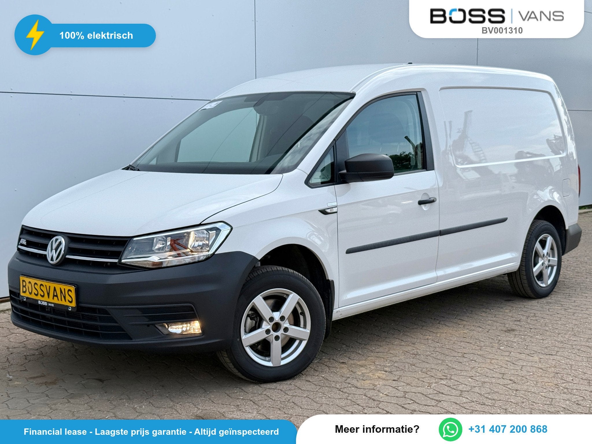 L2 Elektrisch Caddy ABT Maxi 37,3kWh 159km WLTP LED Snellade, Auto's, 0 cilinders, Gebruikt, 750 kg, 1776 kg