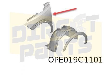 Opel Mokka (11/20-) voorscherm Links Origineel! 9845206080, Neuf, -, -, Garde-boue