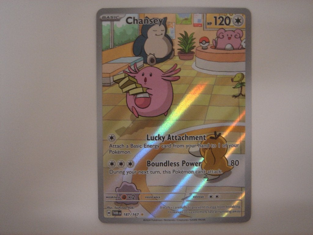 Carte Pokémon Chansey, Enlèvement ou Envoi, Comme neuf, Autres types