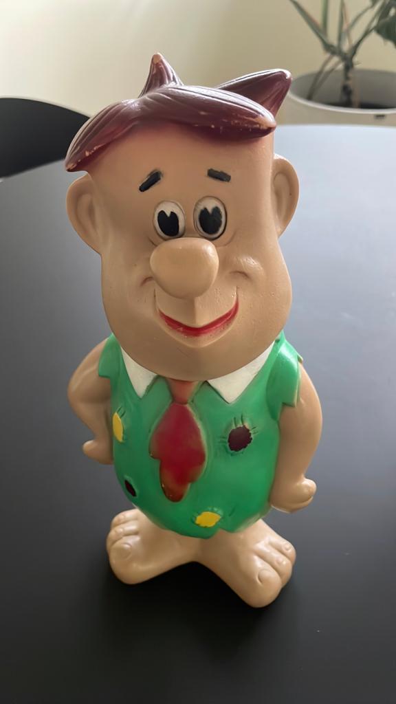 Rubberen flintstone figuur, Ophalen, Zo goed als nieuw
