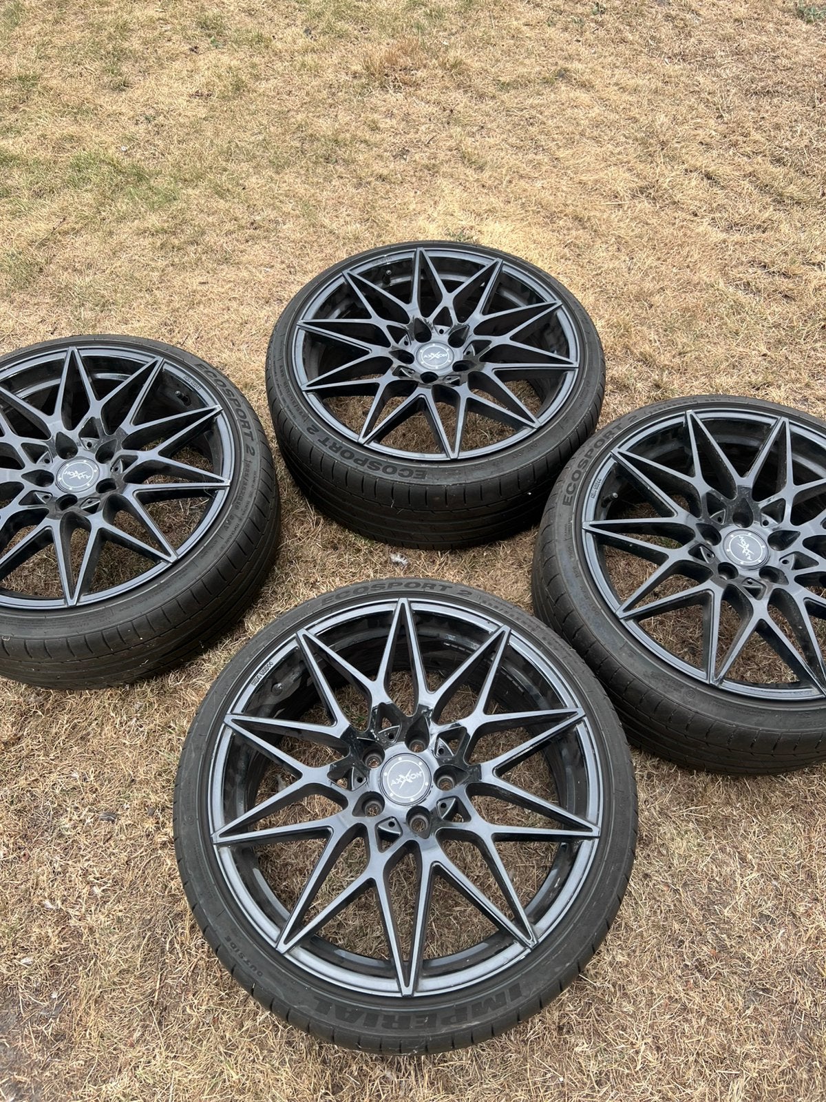19 inch AXXION velgen 5x112 ET45, Auto-onderdelen, Ophalen, 19 inch, Overige, Band(en)