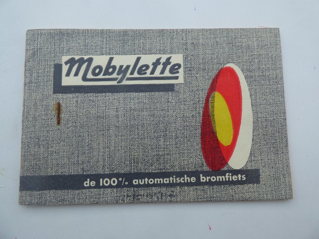 MOBYLETTE GAMMA JAREN 60 BOEKJE, Fietsen en Brommers, Ophalen of Verzenden, Gebruikt