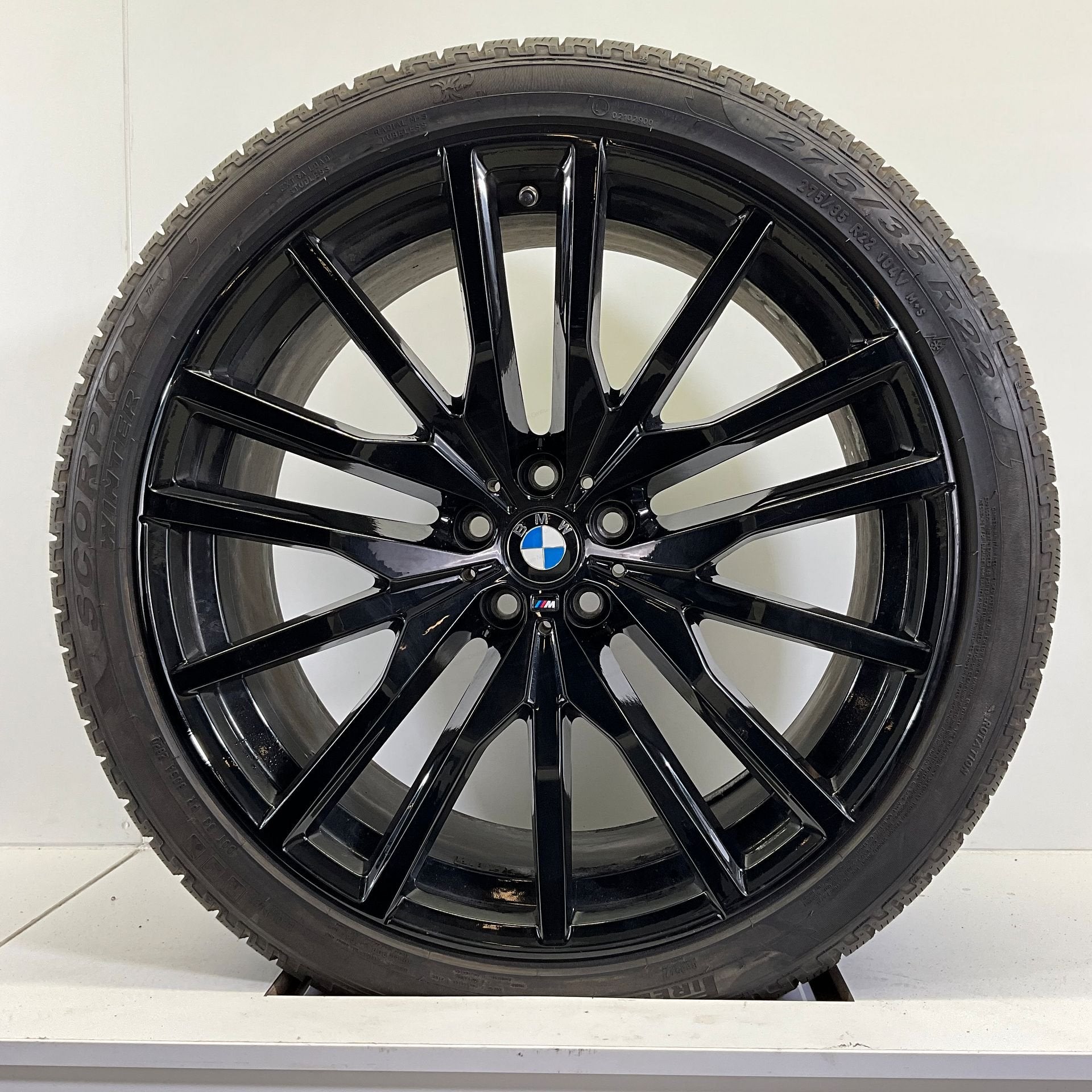 BMW X5 G05 X6 G06 BREEDSET VELGEN + WINTERBANDEN 22 INCH ORI, Auto-onderdelen, Banden en Velgen, Gebruikt, -, 275 mm, -