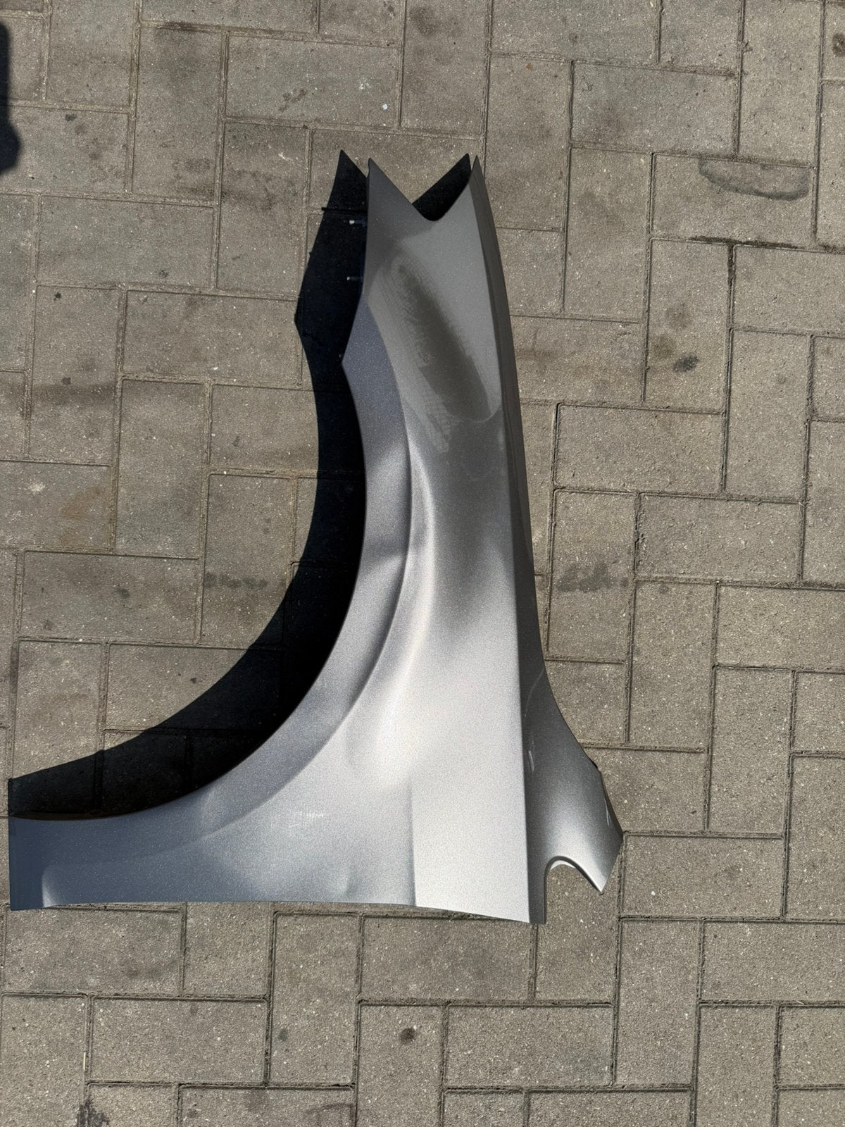Volkswagen Golf 7 spatbord links voor grijs 2015, Ophalen, Voor, Volkswagen, Spatbord