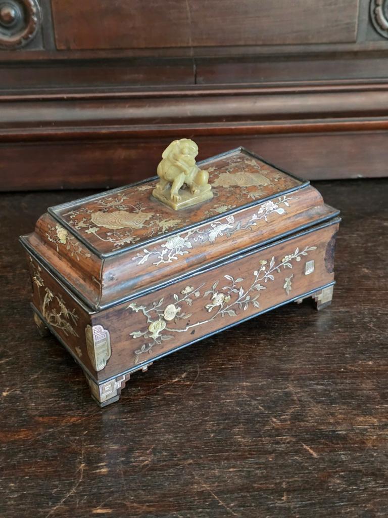 Boîte chinoise ancienne, Antiquités & Art, Enlèvement ou Envoi