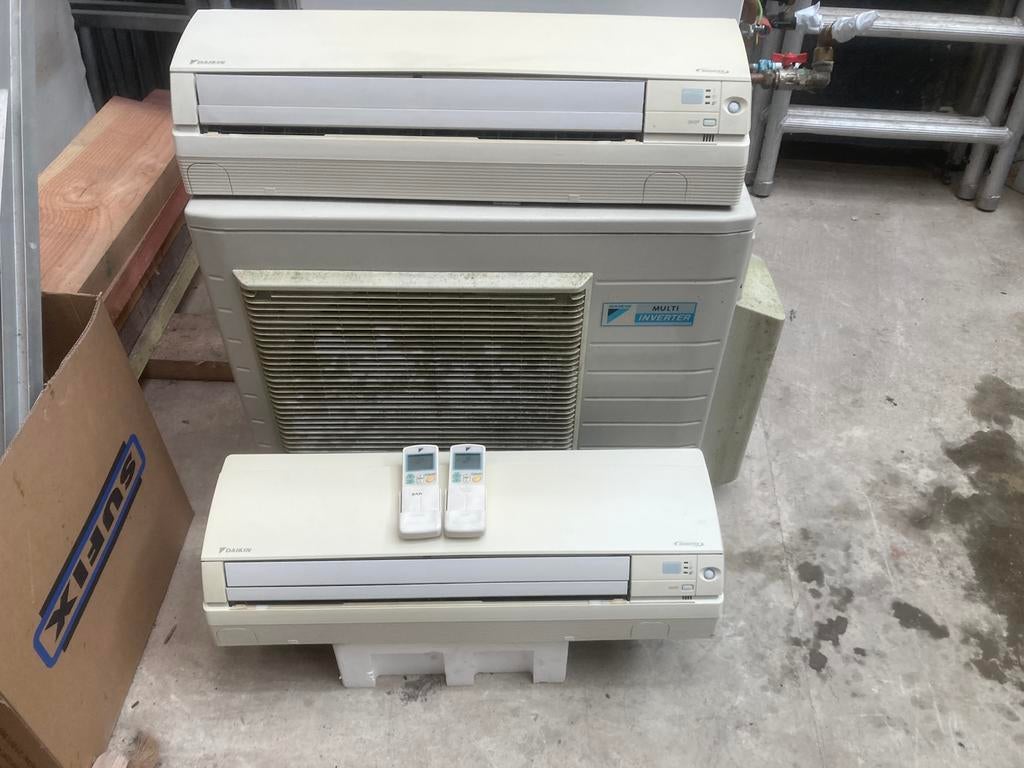 Airco +vervarming daikin werkt, Elektronische apparatuur, Airco's, Ophalen, Zo goed als nieuw